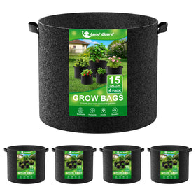 Land Guard thickened nonwoven grow bag close-up shows durable fabric and reinforced seams for long-lasting use.