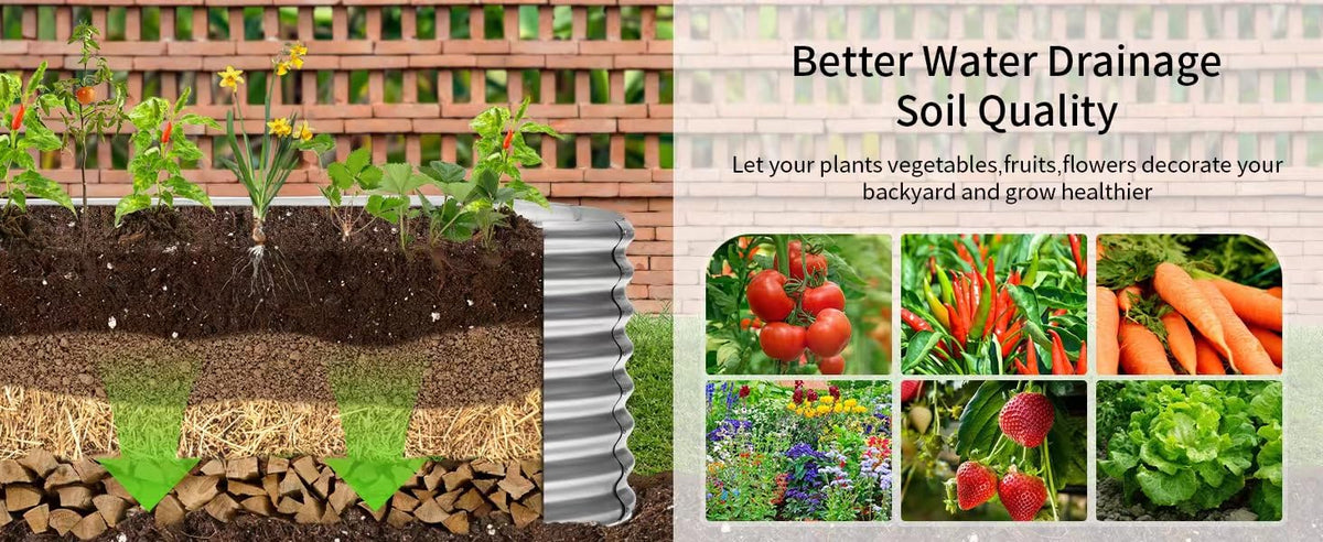Land Guard dimensions 48x24x24 inches for garden planning