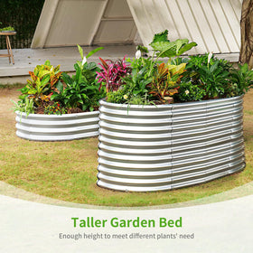 Land Guard durable bed ideal for vegetables, herbs, and blooms.