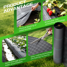 Land Guard weed barrier provides long-lasting weed suppression for reliable garden upkeep.