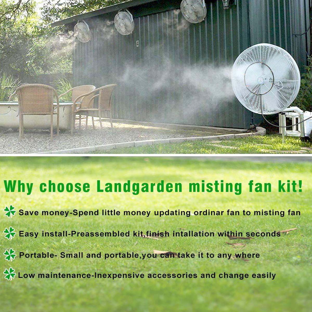 LANDGARDEN 5m tubing setup enabling quick installation