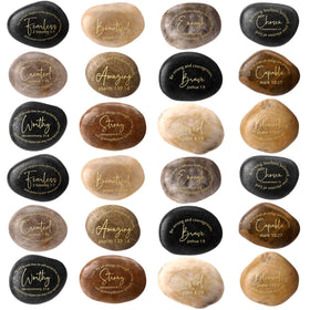 Landical Bible verses stones with engraved words for a thoughtful desk or shelf decor reminder