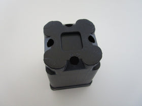 Landmark Plastics 2-5 square extra deep nursery pot in a 1020 tray, efficient packing.