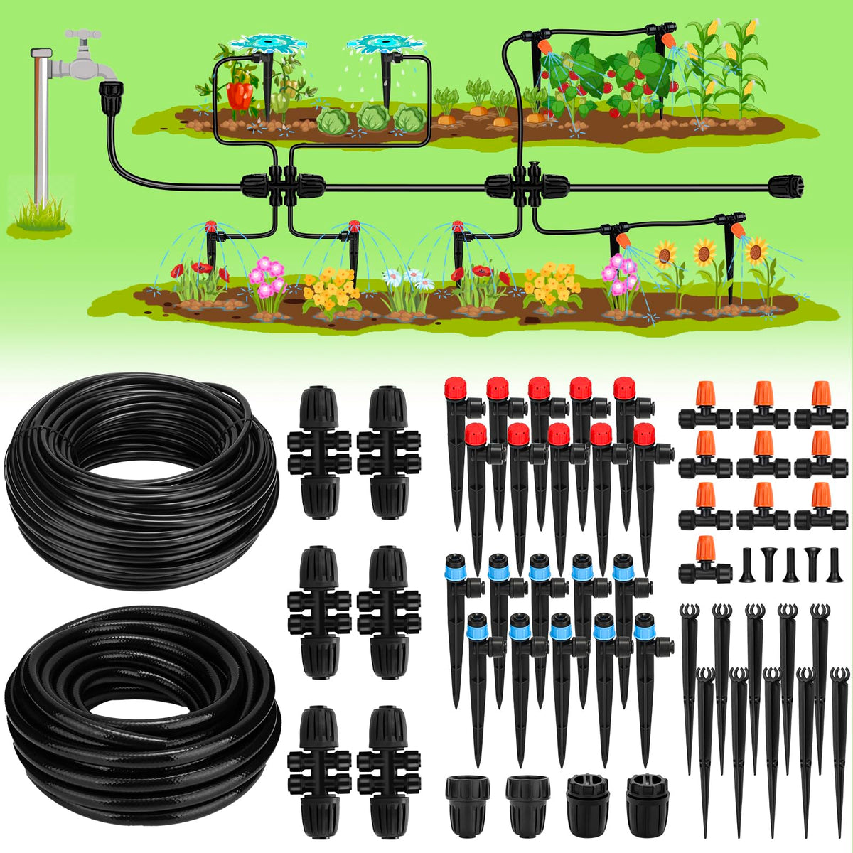 Landtouch mainline 40ft for efficient irrigation setup.