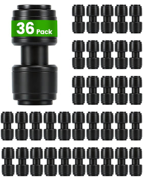 Landtouch quick-connect straight coupling secures 1/4in tubing for leak-free irrigation
