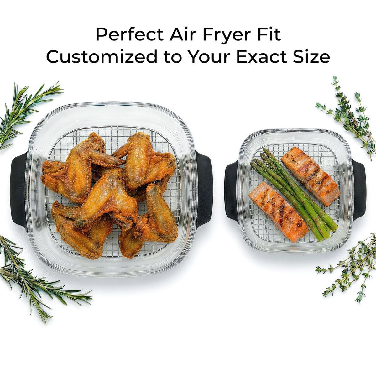 LANEJOY Ninja Crispi small rack for 6-Cup containers delivers crisp, uniform results.