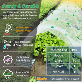 LANEVAN soil-insertion setup demonstrates quick, stable installation for season-long protection.