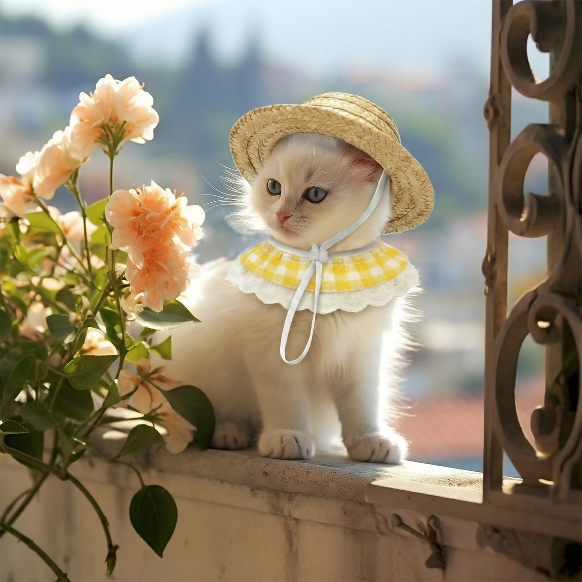 LANGFON Easter garden decor idea featuring a charming goose outfit.