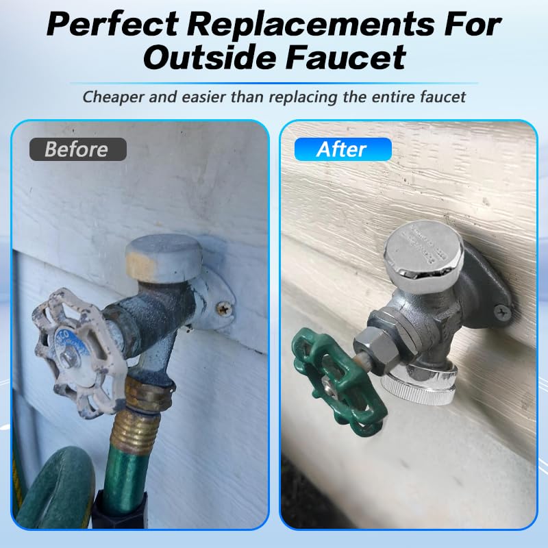 Langina frost-proof faucet components included for reliable seasonal use.