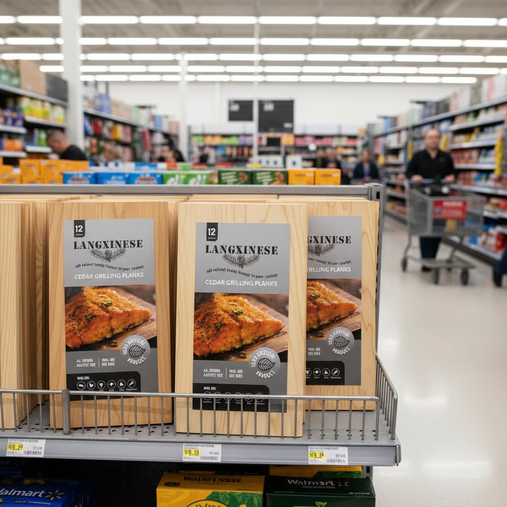 Mystery gifts add a playful bonus to your cedar plank grilling set.