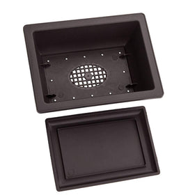 LANIAKEA 12-pack bonsai pots with trays brown for neat gardening setups.