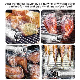 LANNEY open-cap end for easy filling and lighting of the smoke tube