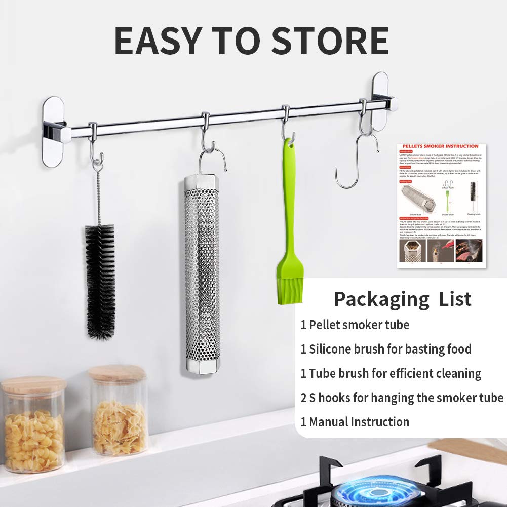 LANNEY portable smoking tube set ready for outdoor grilling adventures