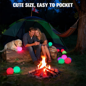 LanPool LED ball lights offer multiple modes for dynamic color play.