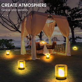 LanPool night garden party ambience light enhances evening gatherings.