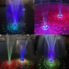 LanPool pond and pool fountain offers two modes for water display and lighting.