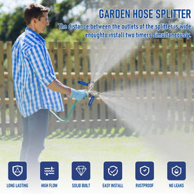 LANPOWAE double outlet design keeps both hoses accessible during tasks.