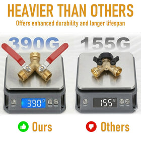 LANPOWAE full-flow inlet and outlet deliver high water throughput.