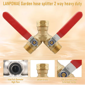 LANPOWAE rotary stainless steel nuts enable quick attachment.