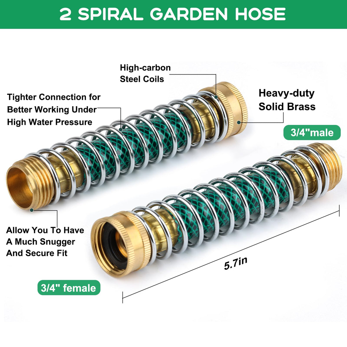 LANPOWAE kink-free hose protector reduces tangling during use.