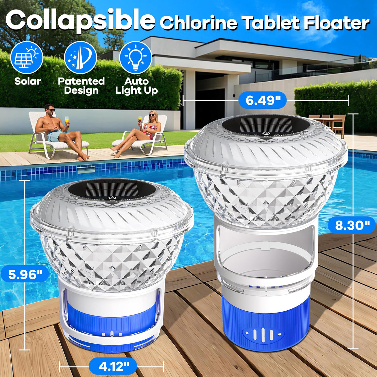 LanSuper holds standard chlorine disks for long-term use.