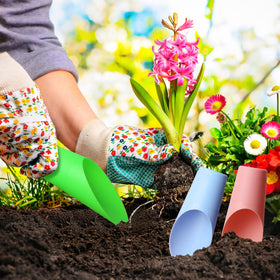Lanties bonsai soil scoops yellow colorful gardening and precise scooping