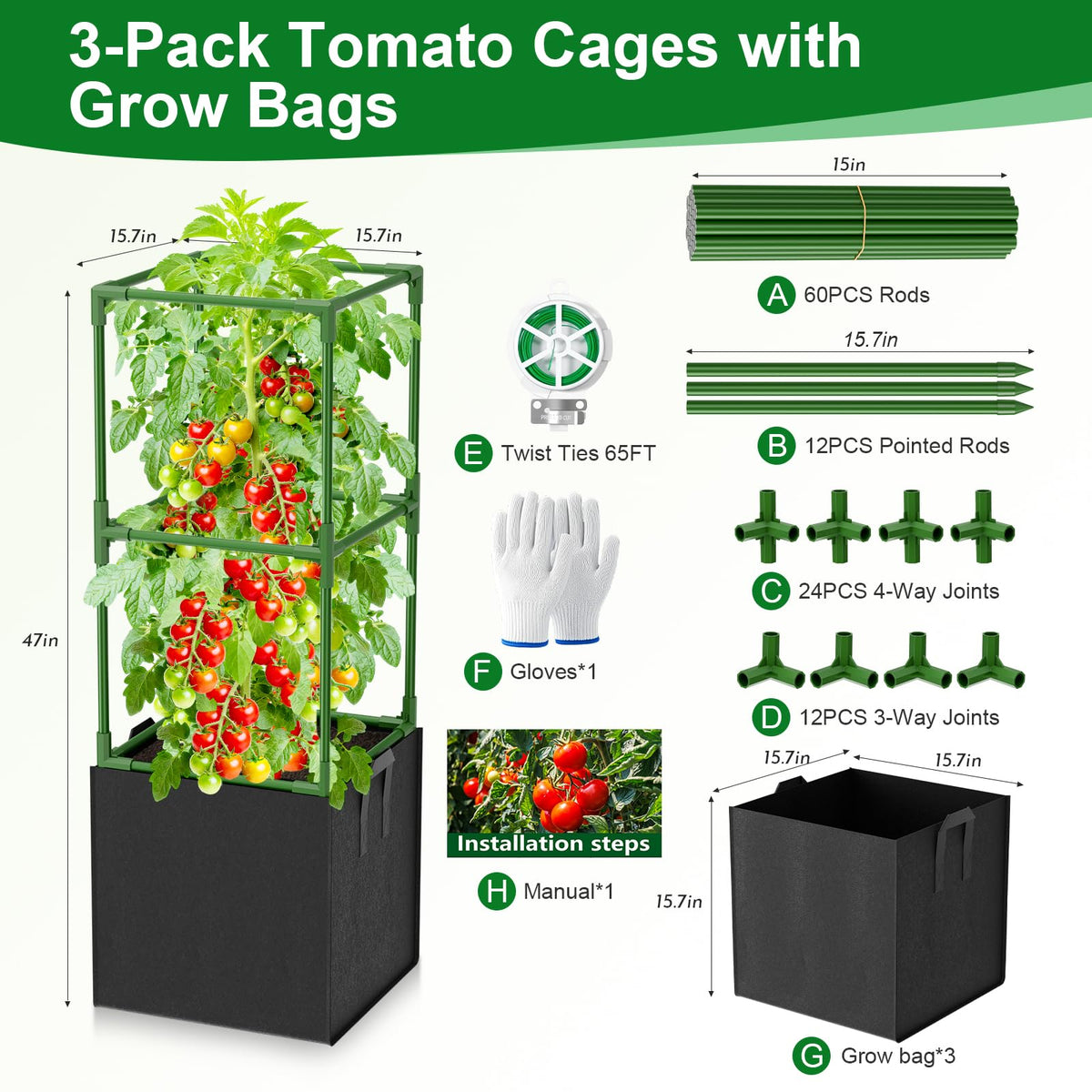 Laodier indoor balcony tray for versatile gardening