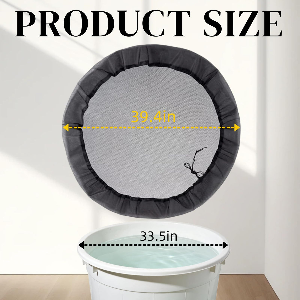 Laoha drawstring closure on mesh cover for secure, wind-resistant fit.