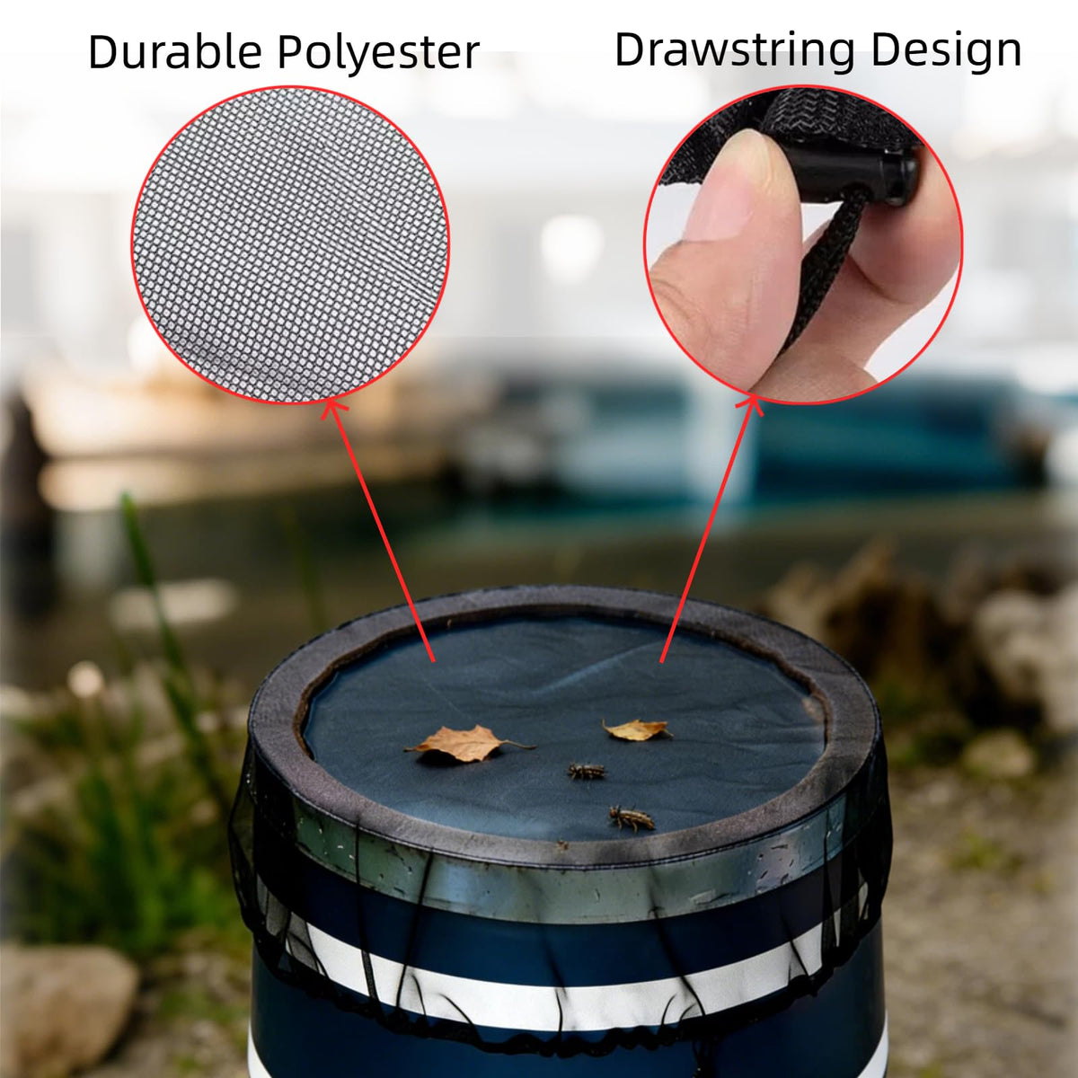 Laoha tear-resistant polyester material keeps out small debris.