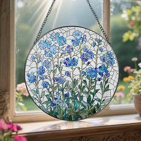 LAOWEIKI Forget Me Not art brightens gardens and patios