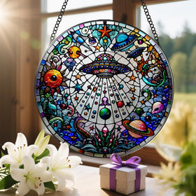 LAOWEIKI stained glass art perfect for gifting art lovers
