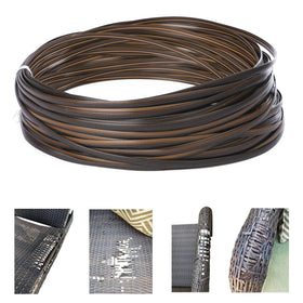 Laphivieh wicker repair kit 480ft flat wicker for patio furniture restoration.