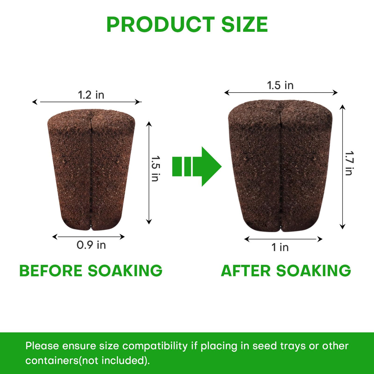 LAPOND seed-starter plug ideal for cuttings and healthy initial growth.