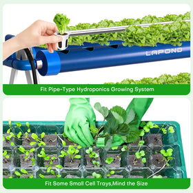 LAPOND 100-pack minimizes refill needs for multiple plant starts.