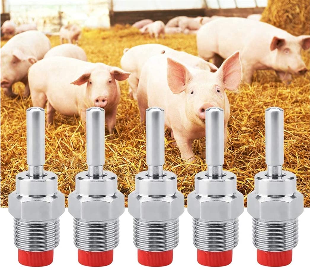 LAPXSNZD Pig Nipple Drinker body stainless steel for durable, rust-resistant use