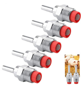 LAPXSNZD Pig Nipple Drinker cap red keeps water clean for sows and piglets