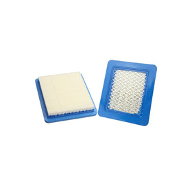 Laranvi 491588s air filter two-pack packaged for lawn mower maintenance