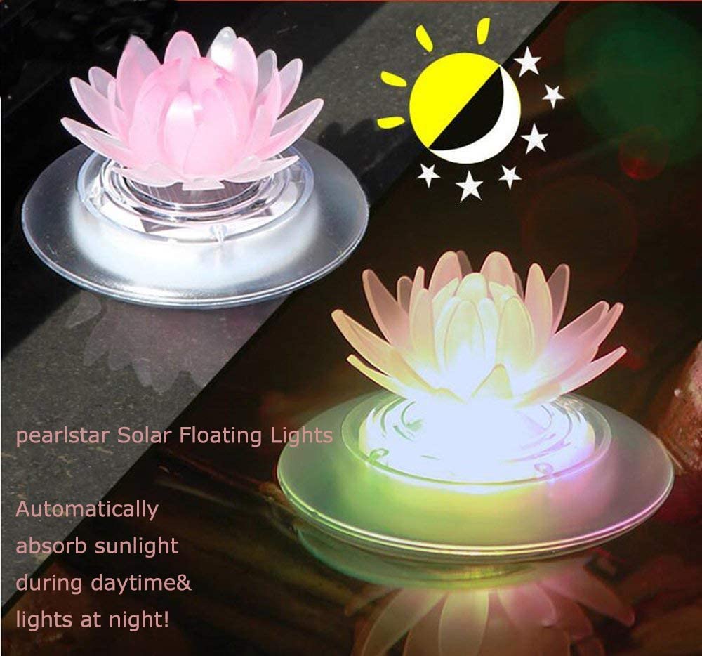 Larekook waterproof floating lights with IP44 for outdoor use.