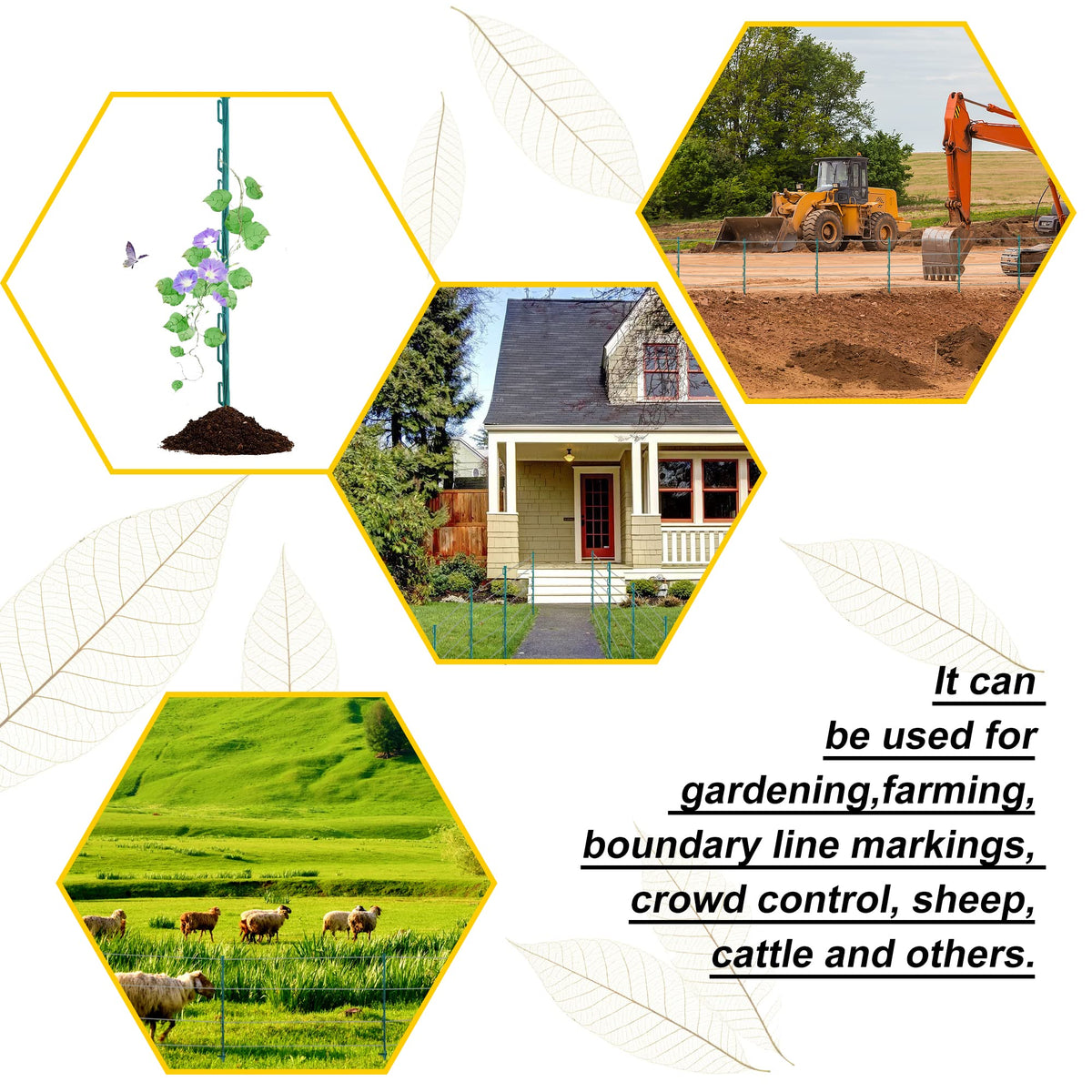 LARNORJE versatile posts for livestock, wildlife, or decorative stakes