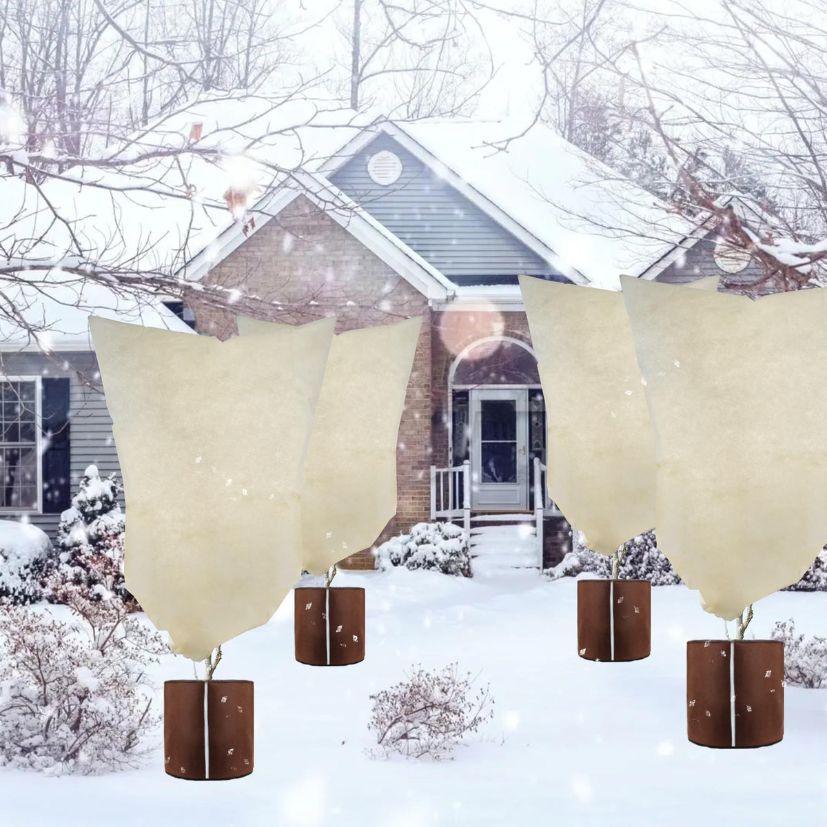 LARNORJE includes ten bags and plant labels for organization.