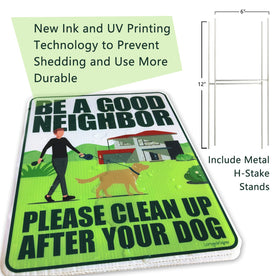LARREEDE double-sided print ensures the message is seen from every direction.