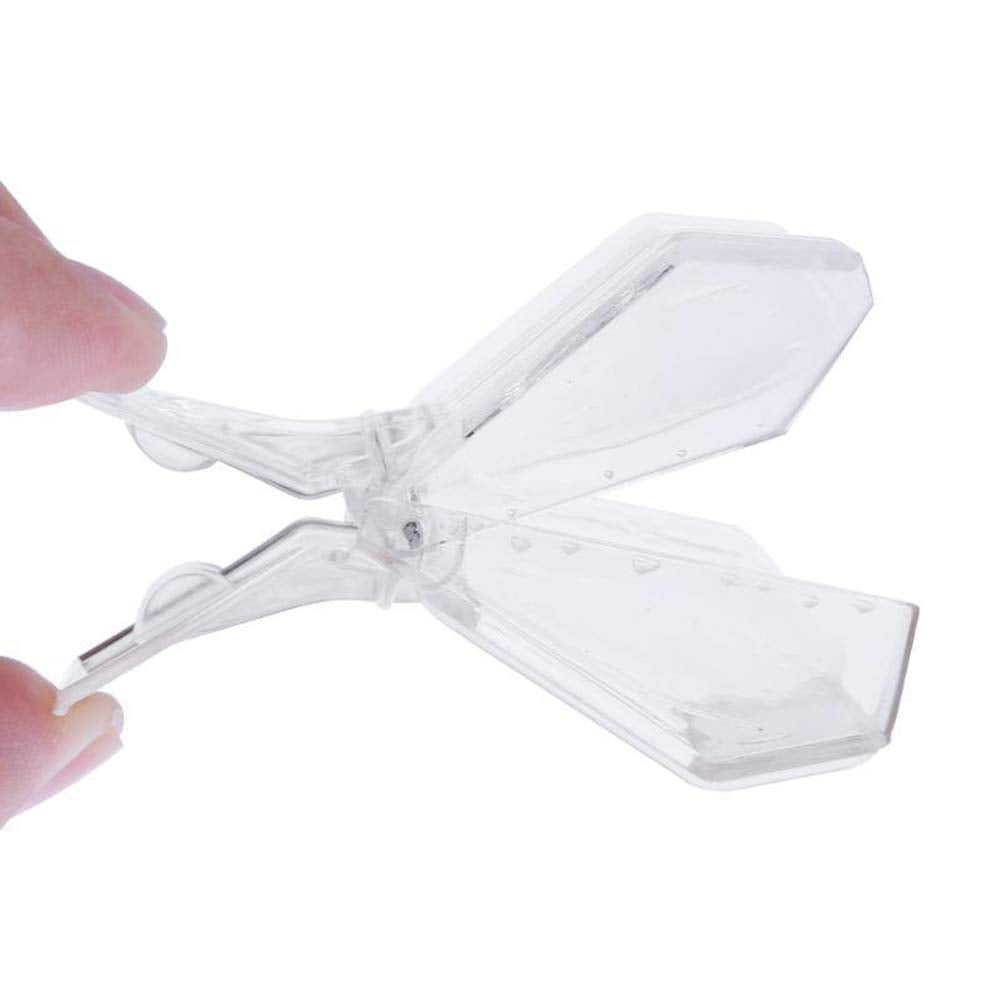 Lasenersm clip designed for gentle bee handling, guiding workers through the slot.