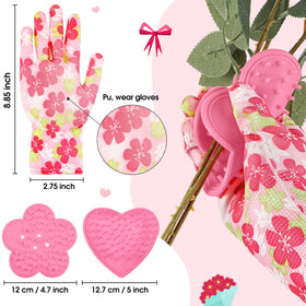 Lasnten pink floral pruning shears for effortless trimming
