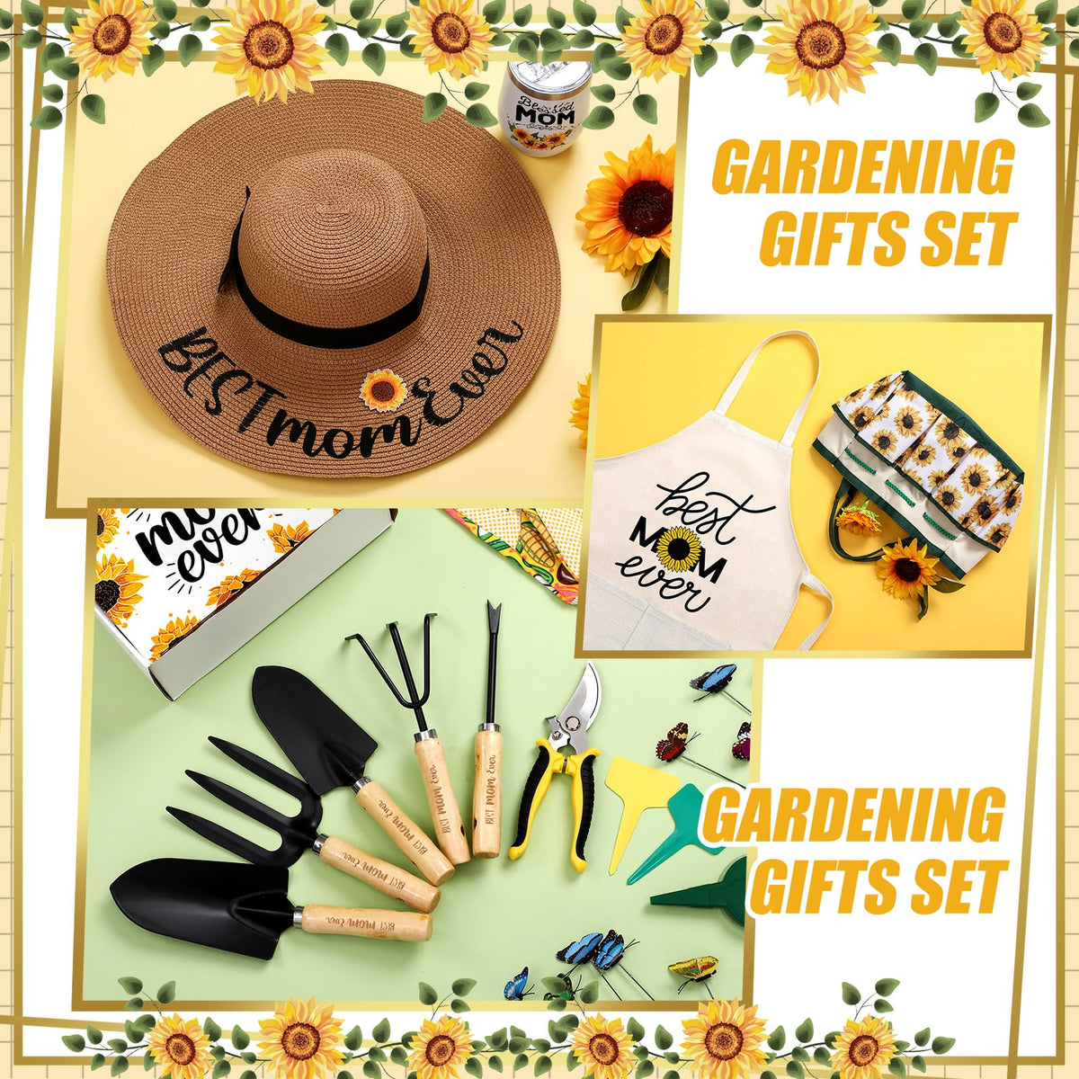 Lasnten sunflower hat protects you from sun during outdoor tasks