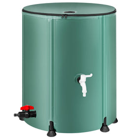 Laspeiraux collapsible rain barrel with integrated faucet for easy rainwater collection
