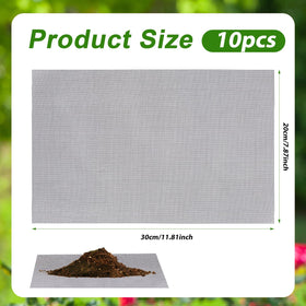 Lasuroa glass fiber mesh pad close-up shows durable, reusable material.