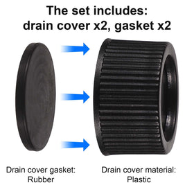 Lasuroa sand filter drain cap packaging ready for installation