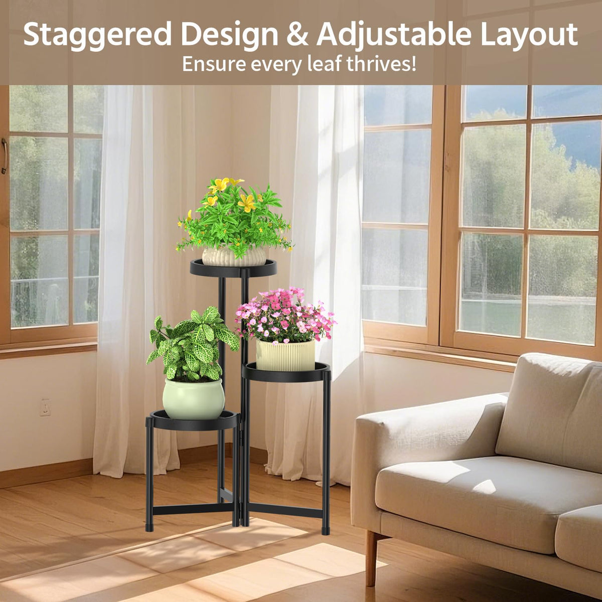 LASZOLA raised edges and non-slip feet prevent spills and scratches.