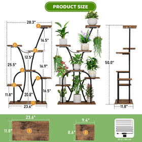 LATIBELL vertical indoor garden helps organize multiple plants