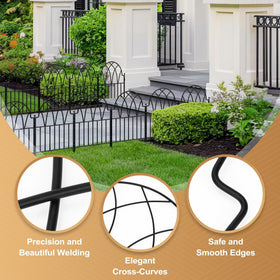 LATIHUUM garden edging borders define plant areas while deterring small animals.